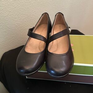 Naturalizer Brown Mary Jane Flats